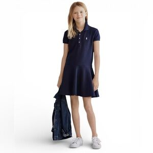 Polo by Ralph Lauren Navy Kids Casual Dress